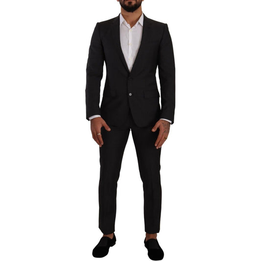 Dolce & Gabbana Black MARTINI Single Breasted 2 Piece Suit KOS1782 - 46