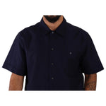 Dolce & Gabbana Navy Blue Button Down Short Sleeves Shirt TSH7560 - 40