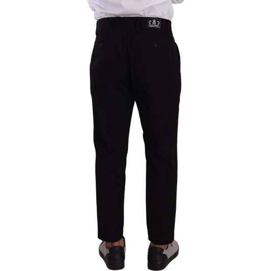 Dolce & Gabbana Black Cotton Stretch Chinos Trouser Jeans PAN72755 - 48