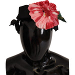 Dolce & Gabbana Black Silk White Hair Parrucchiera Diadem Headband SMY100843