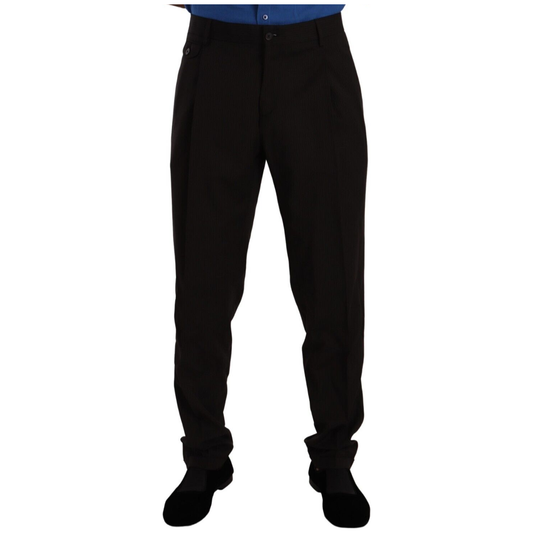 Dolce & Gabbana Brown Wool Skinny Formal Dress Pants PAN72945 60,00 - 54