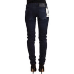Acht Blue Washed Cotton Low Waist Slim Fit Denim Jeans PAN71815 - 26