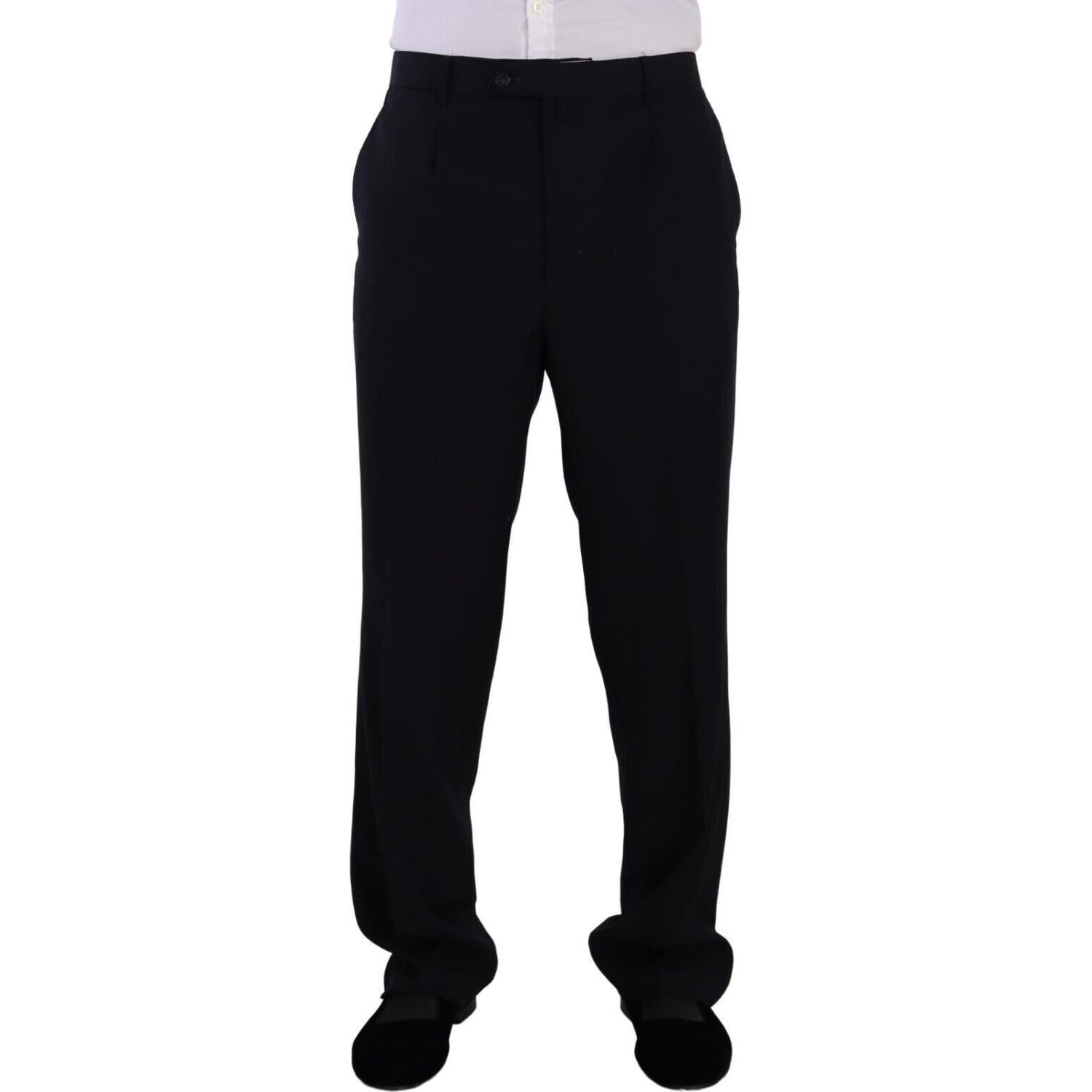 优雅的黑色两件套西装套装