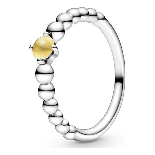 PANDORA JEWELS Mod. YELLOW STONE - RING - Size 54 198867C11-54