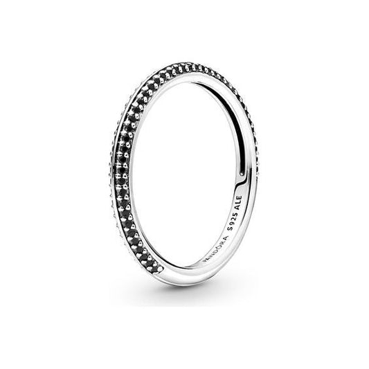 PANDORA JEWELS Mod. ME COLLECTION BLACK PAVE - RING - Size 50 199679C02-50