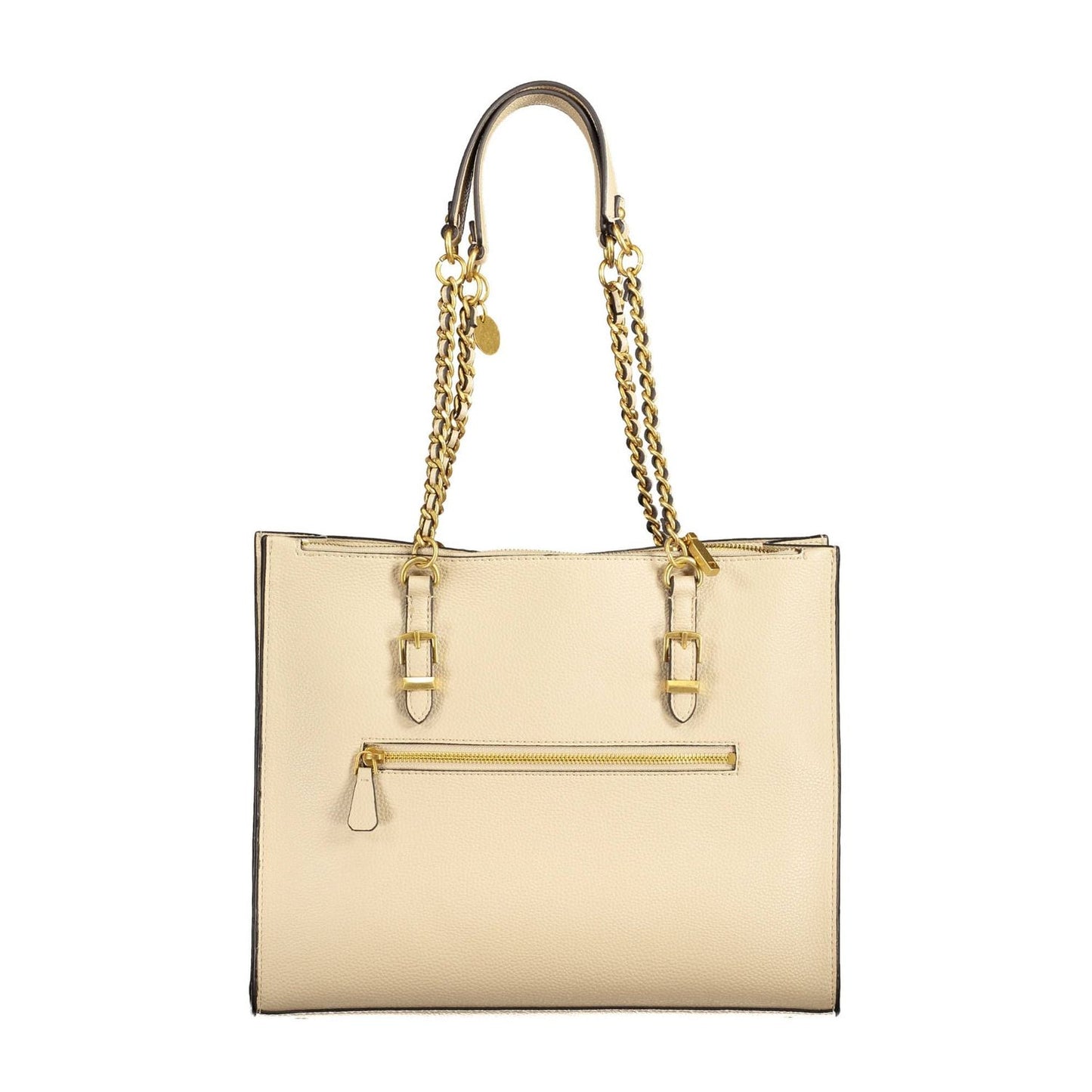 Guess Jeans Beige Polyethylene Women Handbag