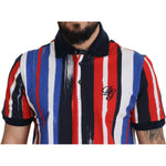 Dolce & Gabbana Multicolor Cotton Polo Top T-shirt TSH8094- 44
