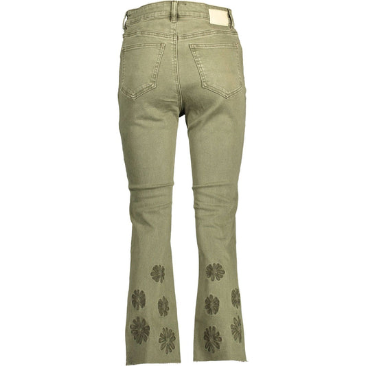 Desigual Green Cotton Women Jeans DE-14481-W36-FBB-268