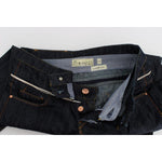 Acht Blue Denim Cotton Bottoms Straight Fit Jeans SIG30155-1