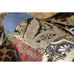 Dolce & Gabbana Multicolor Double-Breasted Patchwork Jacquard Blazer Jacket JKT3310- 36