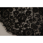 Dolce & Gabbana Black Floral Lace Pullover Sicily Blouse TSH7874- 40