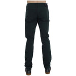 Ermanno Scervino Green Cotton Denim Stretch Straight Fit Jeans SIG30566-1