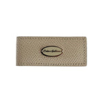 Dolce & Gabbana Elegant Beige Leather Money Clip Money Clip Dolce & Gabbana Rosy Brown