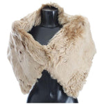 Dolce & Gabbana Beige Alpaca Collar Scarf MS810-1