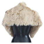 Dolce & Gabbana Beige Alpaca Collar Scarf MS810-1