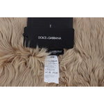 Dolce & Gabbana Beige Alpaca Collar Scarf MS810-1