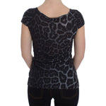 Chic Leopard Modal Top by Cavalli Cavalli Rosy Brown