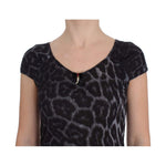 Chic Leopard Modal Top by Cavalli Cavalli Tan