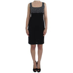 BENCIVENGA Chic Polka Dot Dress & Sweater Set BENCIVENGA Black
