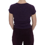 BENCIVENGA Elegant Purple Wool Blend Three Piece Suit Set Suit BENCIVENGA Black