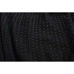 Exte Elegant Black Evening Wrap Top Blouse Exte Black