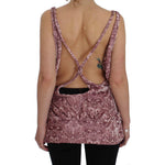 Exte Silk Blend Floral Print Top Exte Dim Gray