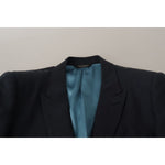 Dolce & Gabbana Dark Blue ALTA SARTORIA Jacket Coat Blazer JKT3379- 56