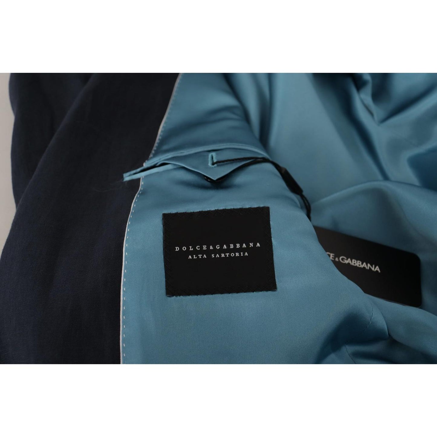 Dolce & Gabbana Dark Blue ALTA SARTORIA Jacket Coat Blazer JKT3379- 56