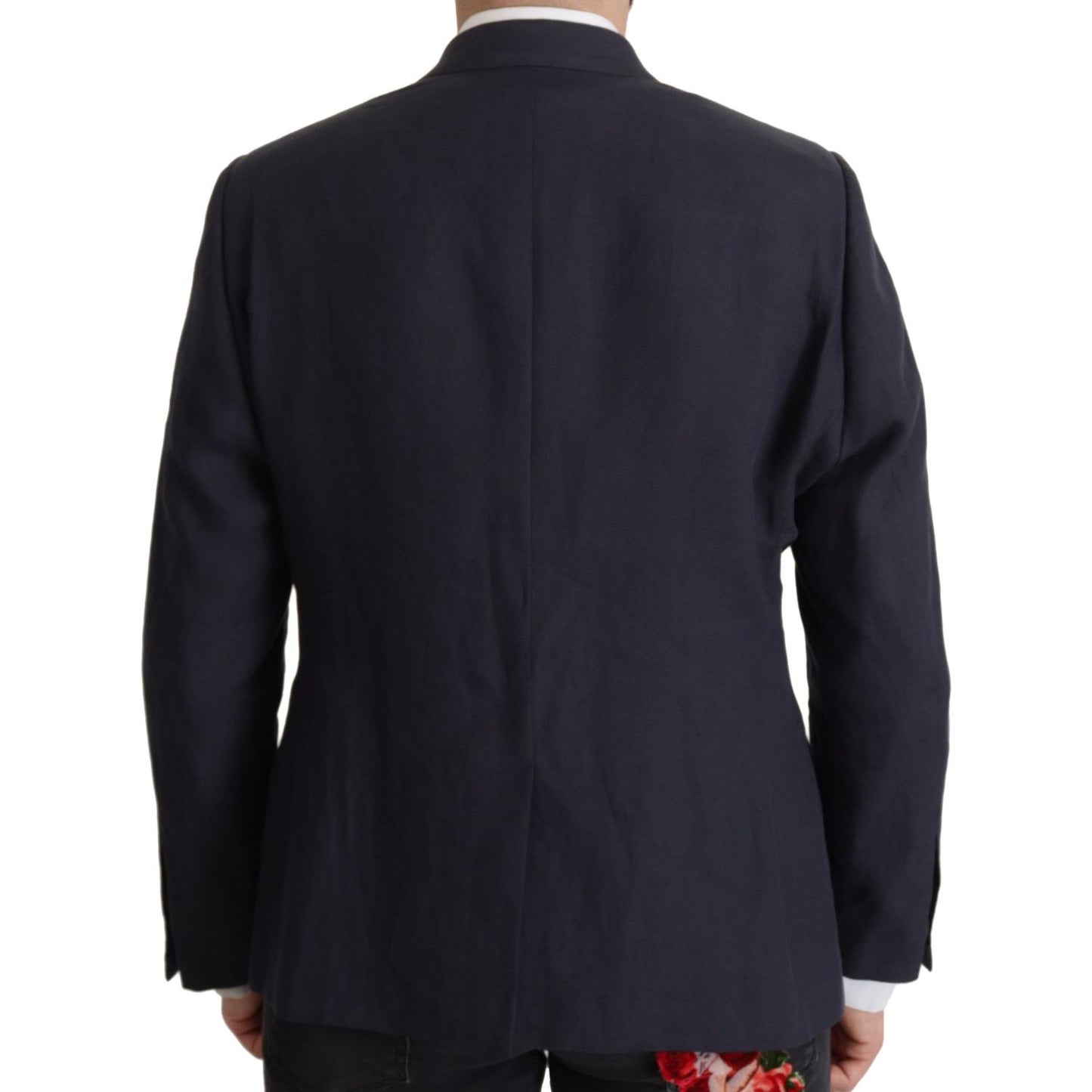 Dolce & Gabbana Dark Blue ALTA SARTORIA Jacket Coat Blazer JKT3379- 56