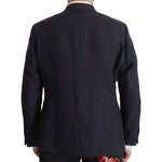 Dolce & Gabbana Dark Blue ALTA SARTORIA Jacket Coat Blazer JKT3379- 56