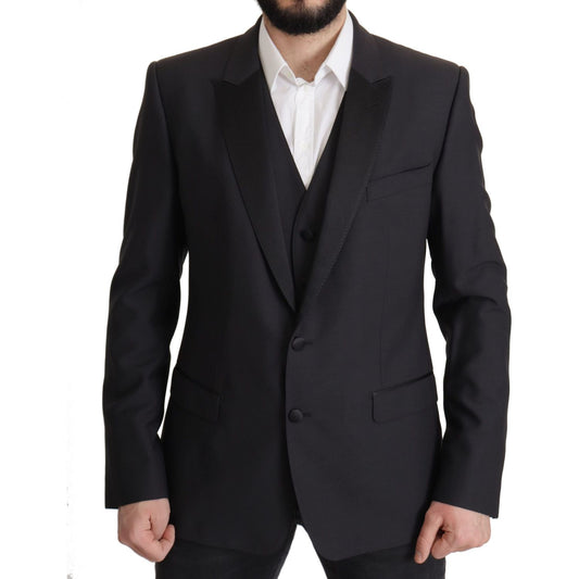 Dolce & Gabbana Dark Blue Single Breasted MARTINI Blazer JKT3386- 54