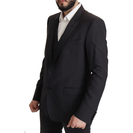 Dolce & Gabbana Dark Blue Single Breasted MARTINI Blazer JKT3386- 54