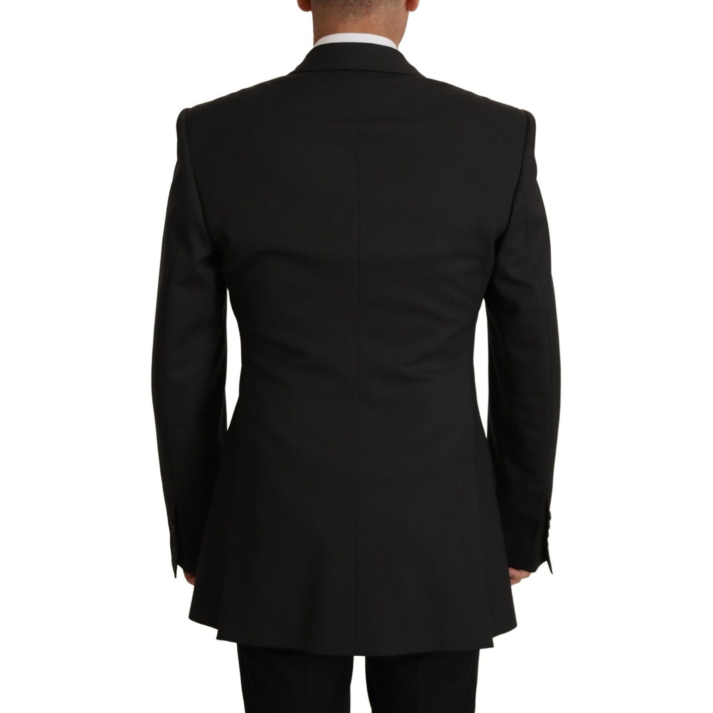 Dolce & Gabbana Black Wool Single Breasted Blazer v JKT3403- 48