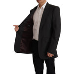 Dolce & Gabbana Black Wool Single Breasted Blazer v JKT3403- 48
