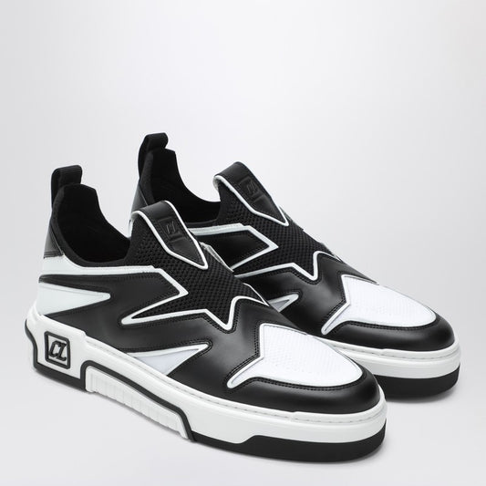 Christian Louboutin Astroflash black leather and textile sneakers