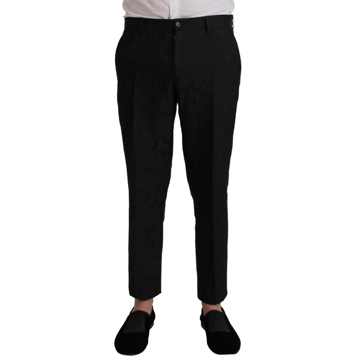 Dolce & Gabbana Black Polyester Formal 2 Piece MARTINI Suit KOS1996- 48