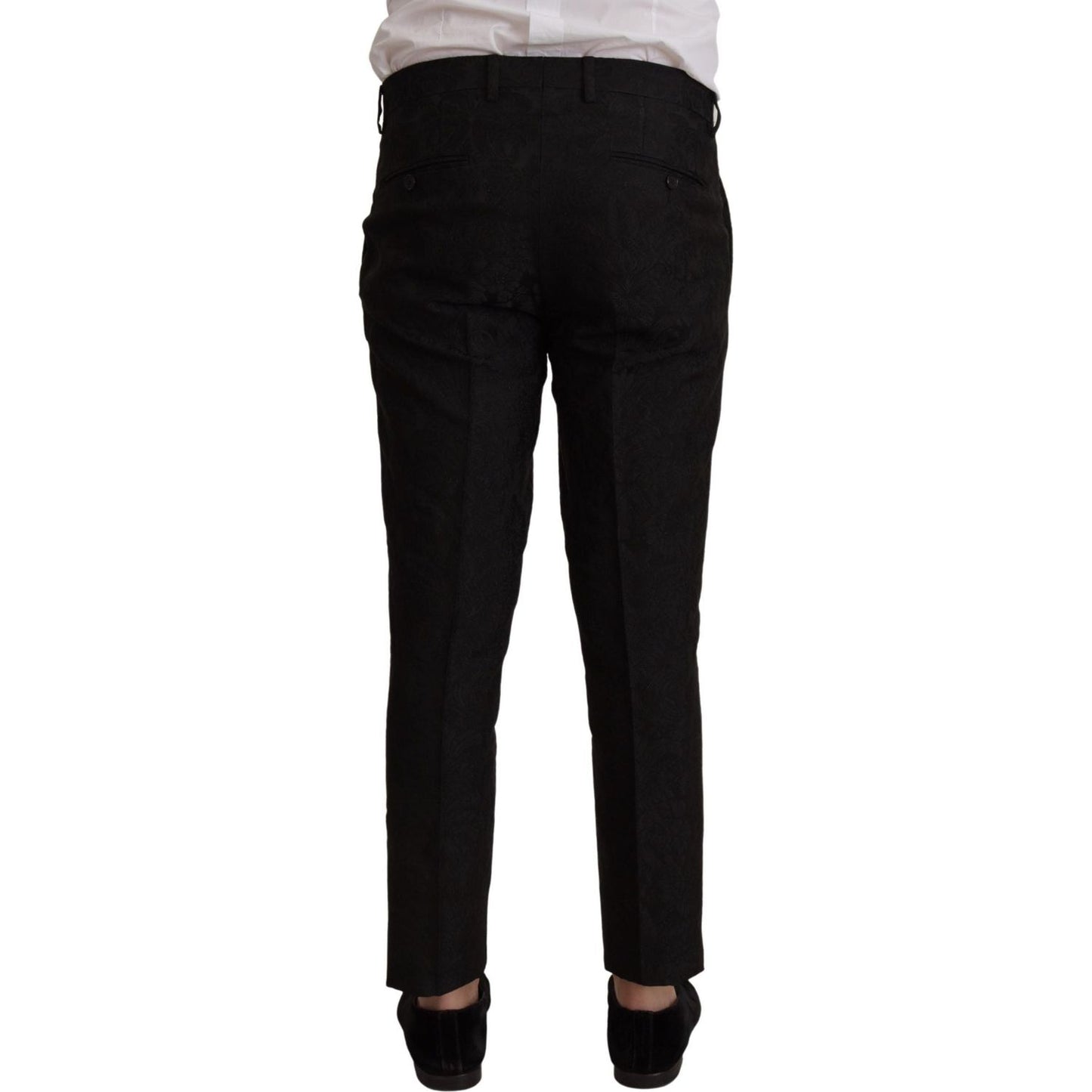 Dolce & Gabbana Black Polyester Formal 2 Piece MARTINI Suit KOS1996- 48