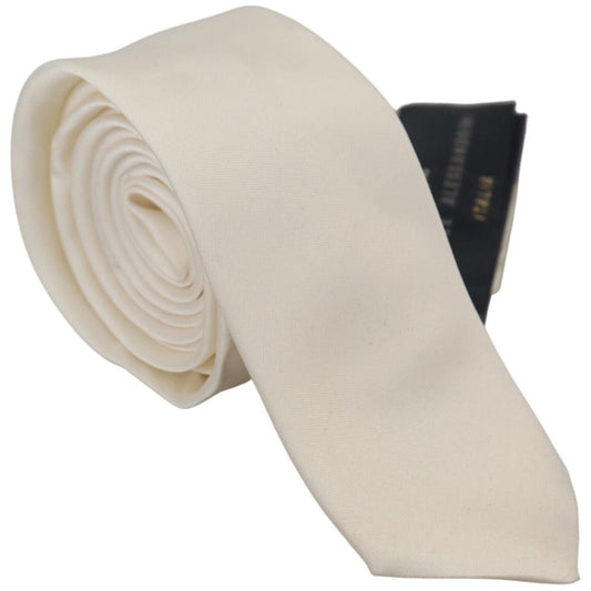 Daniele Alessandrini Exclusive Silk Bow Tie in Off White 1728,67345645728,Accessories,Daniele Alessandrini,Material: 100% Silk,Men,Men - Accessories,New with tags,Off White,Ties & Bowties - Men - Accessories KRA3210