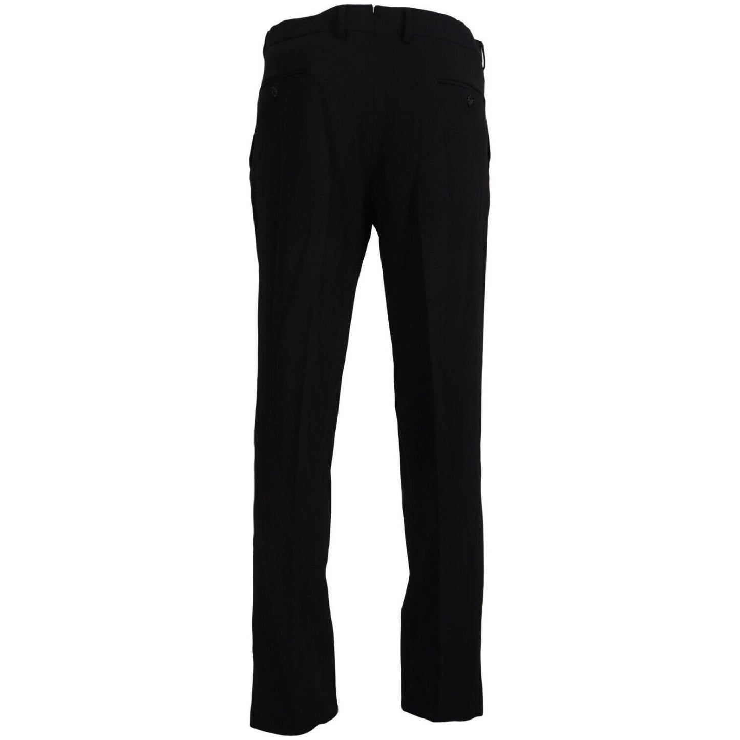 BENCIVENGA Black Straight Fit Men Formal Trousers Pants PAN71350 - 44