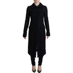 Dolce & Gabbana Black Button Down Long Blazer Cotton Jacket JKT3505 - 40
