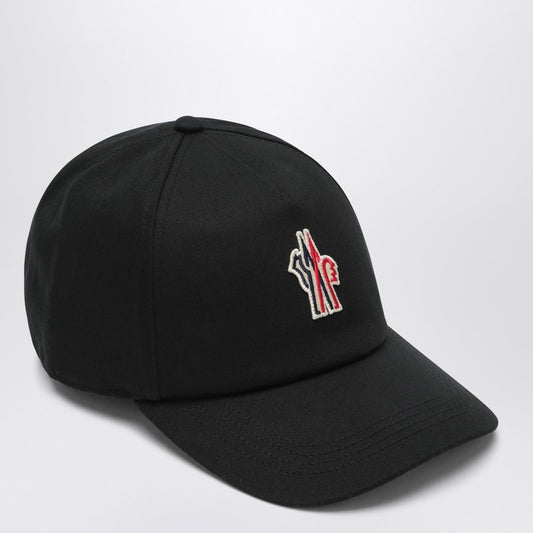 Moncler Grenoble Black Cap with visor and logo patch LDin,Men,Men > Accessories,Men > Accessories > Scarves Hats & Gloves,Spring - Summer 2025,Yes Eu 3B000-0304863/Q_MONGR-999_100