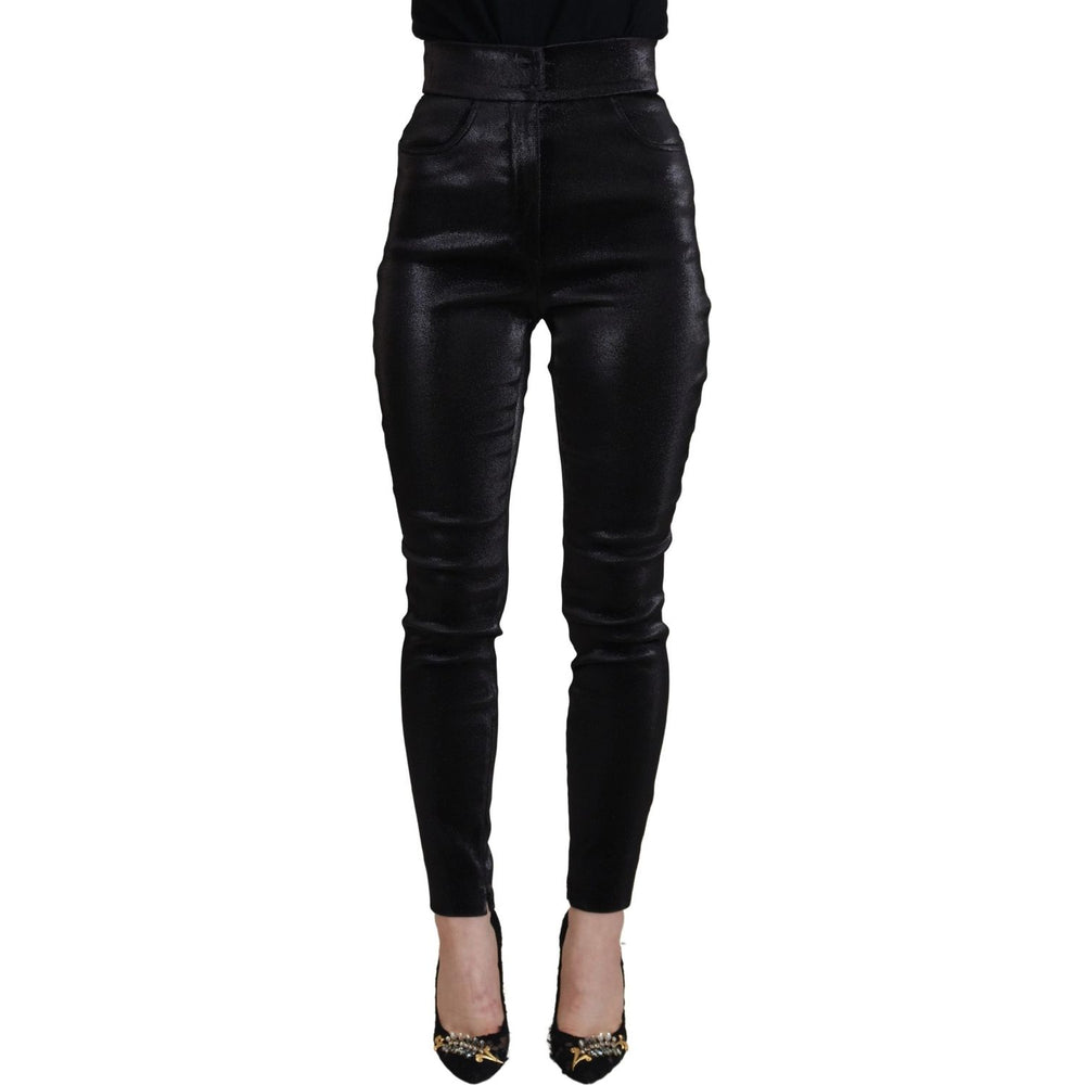 Dolce & Gabbana Black Washed Cotton Skinny Denim Jeans PAN73101 - 36
