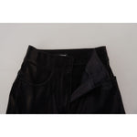 Dolce & Gabbana Black Washed Cotton Skinny Denim Jeans PAN73101 - 36