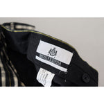 Elegant Black and White BENCIVENGA Pants BENCIVENGA Black