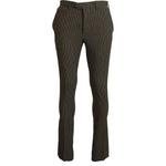 BENCIVENGA Elegant Multicolor Pure Cotton Trousers BENCIVENGA Dark Slate Gray