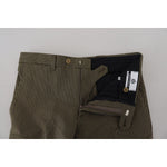 BENCIVENGA Elegant Multicolor Pure Cotton Trousers BENCIVENGA Gray