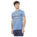Baldinini Trend Light Blue Cotton Men T-Shirt BA-23178-M
