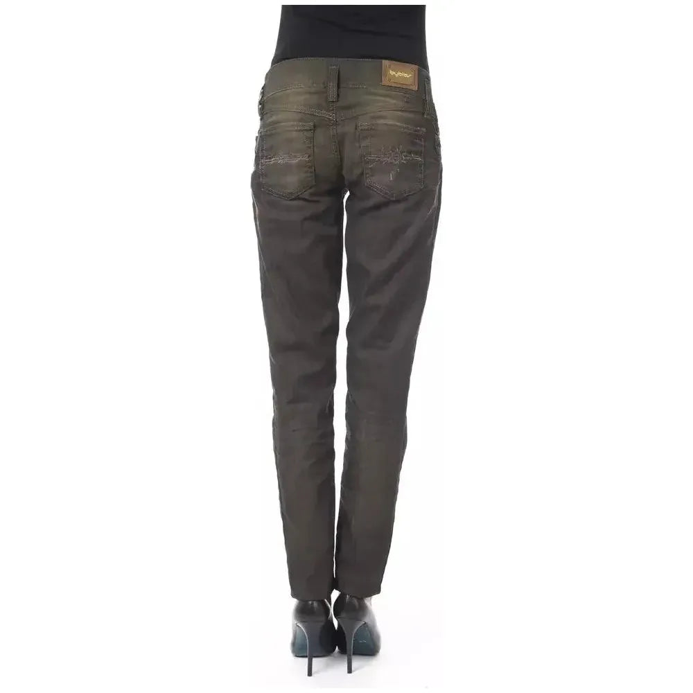 BYBLOS Black Cotton Women Jeans BY-17638-W26