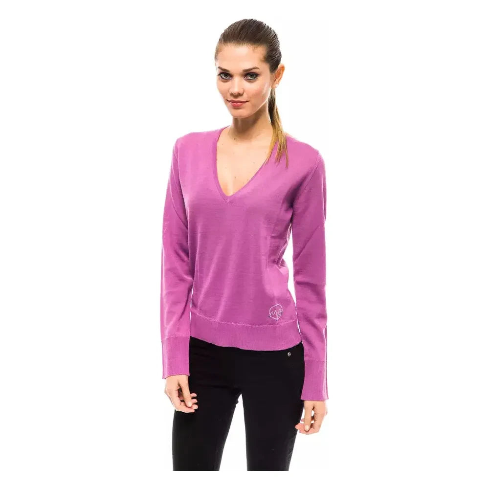 Montana Blu Multicolor Wool Women Sweater MO-14222-IT40|S