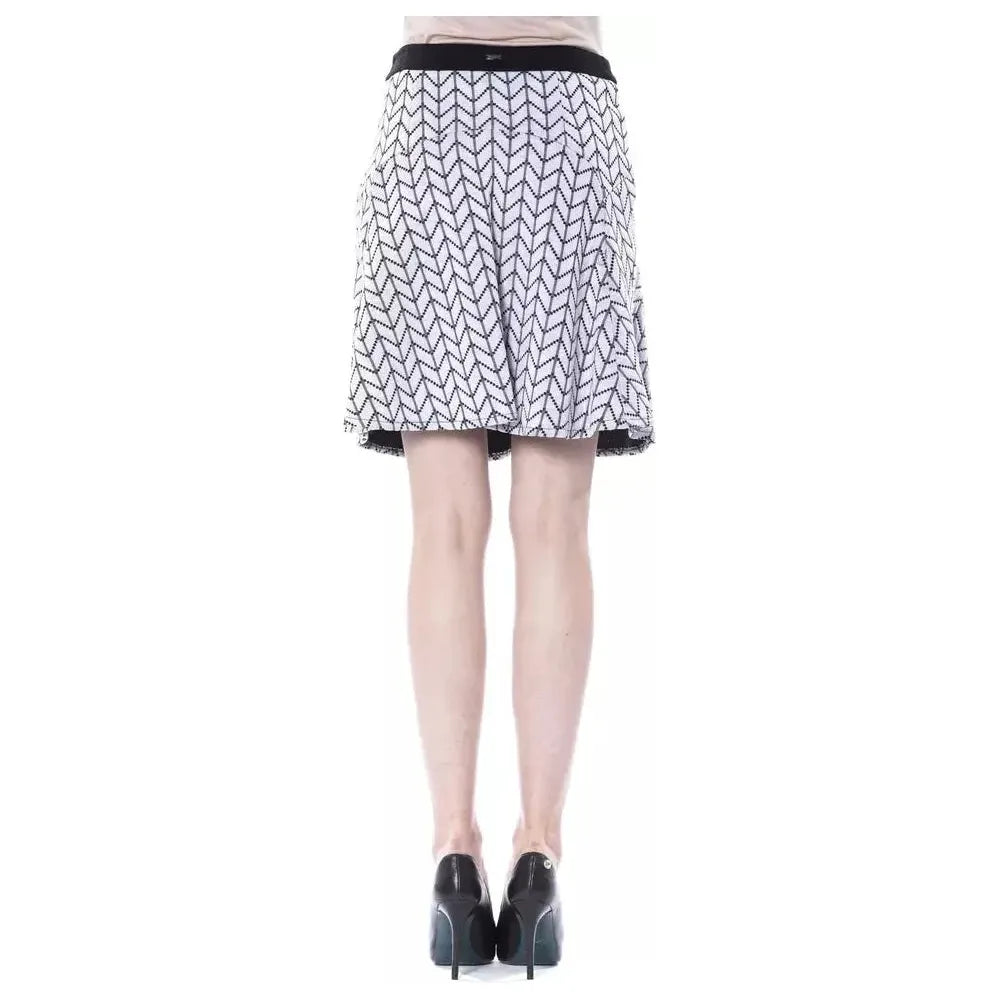BYBLOS Black Marabou Women Skirt BY-13818-IT42|M